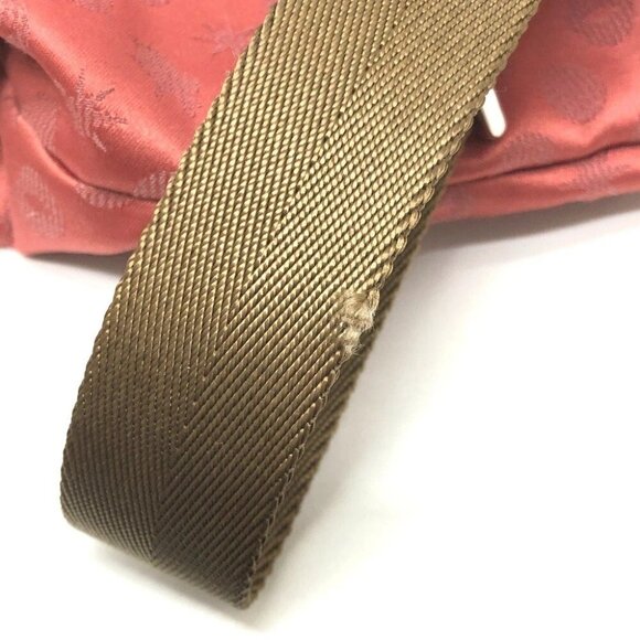 HUNTING WORLD Overall handle Backpack Bag with Charm Backpack Canvas wine-red - Picture 7 of 14